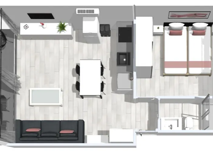 Roses Apartments 2 - Vista Mar Lateral 1Habitacion